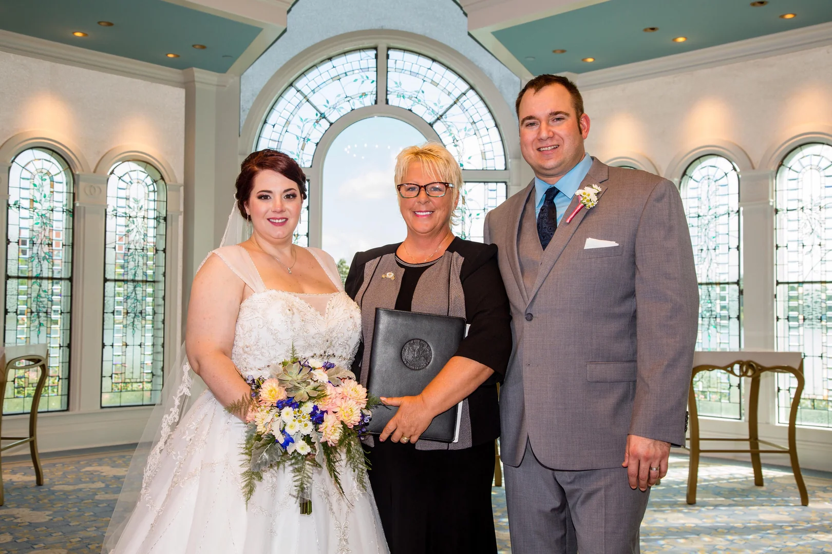 Wedding ceremony in Ocoee, Florida officiated by Katherine Imundi